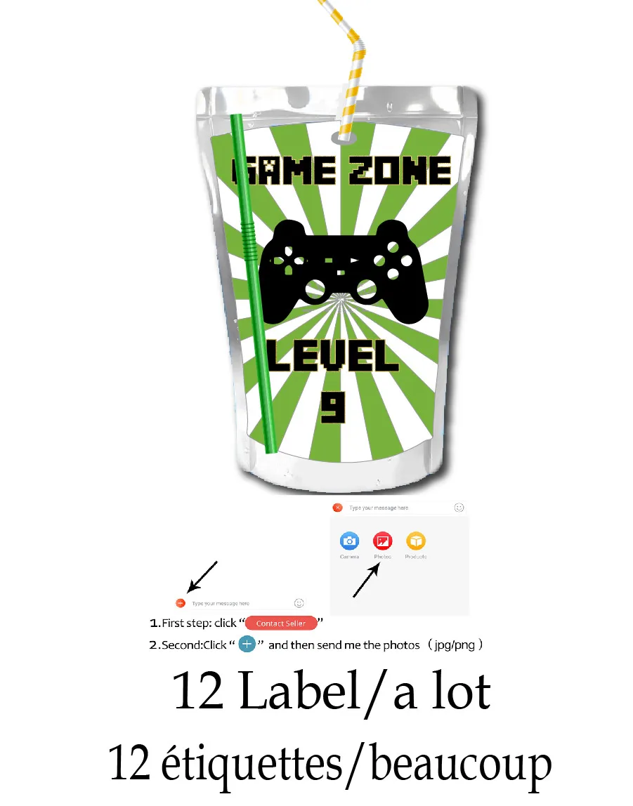 Custom Name Stickers for Juice - Personalized Name Box recension och pris