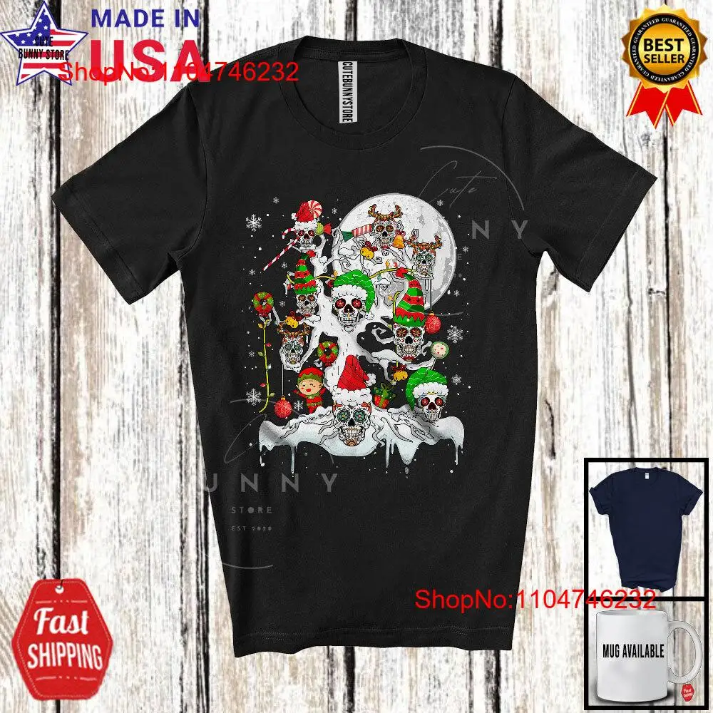 Santa ELF Sugar Skull On X mas - Family Tree Print recension och pris