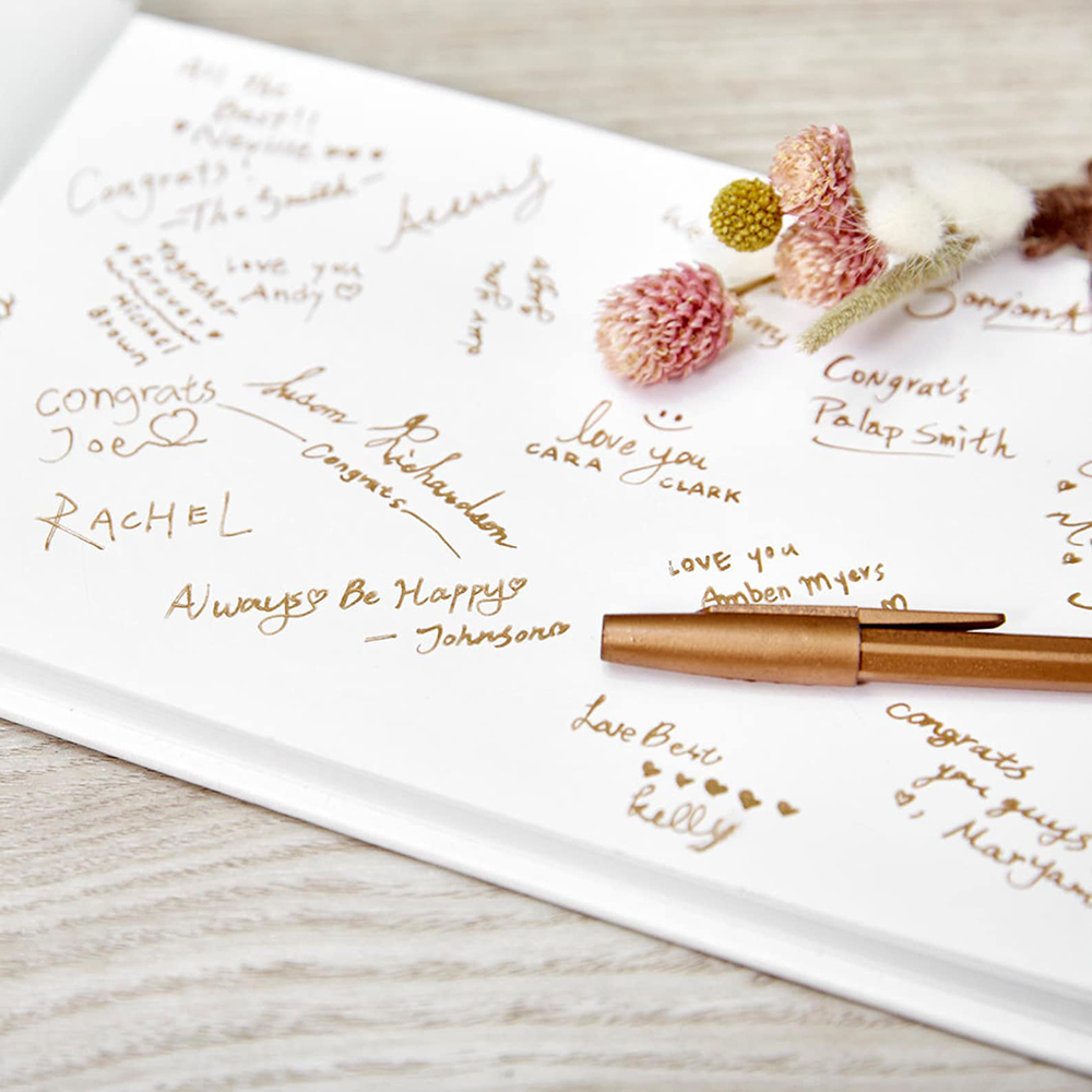 Custom Wedding White Guest Boo - Custom Photo Book recension och pris