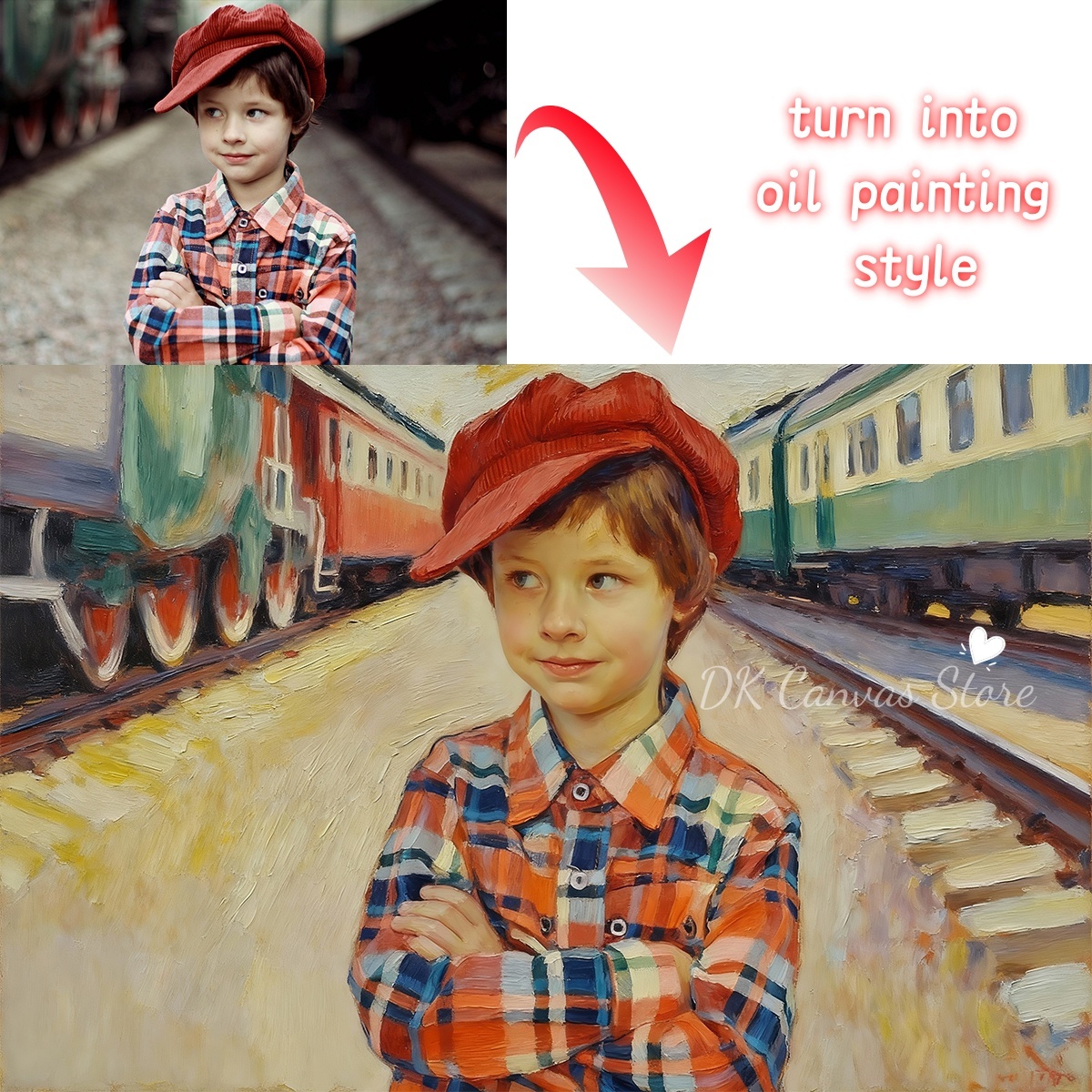 Personalized Custom Oil Painti - Pet Portrait Custom recension och pris