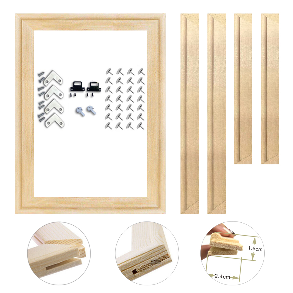 30x40 50x70 70x100cm Canvas Fr - Engraved Wood Frame recension och pris