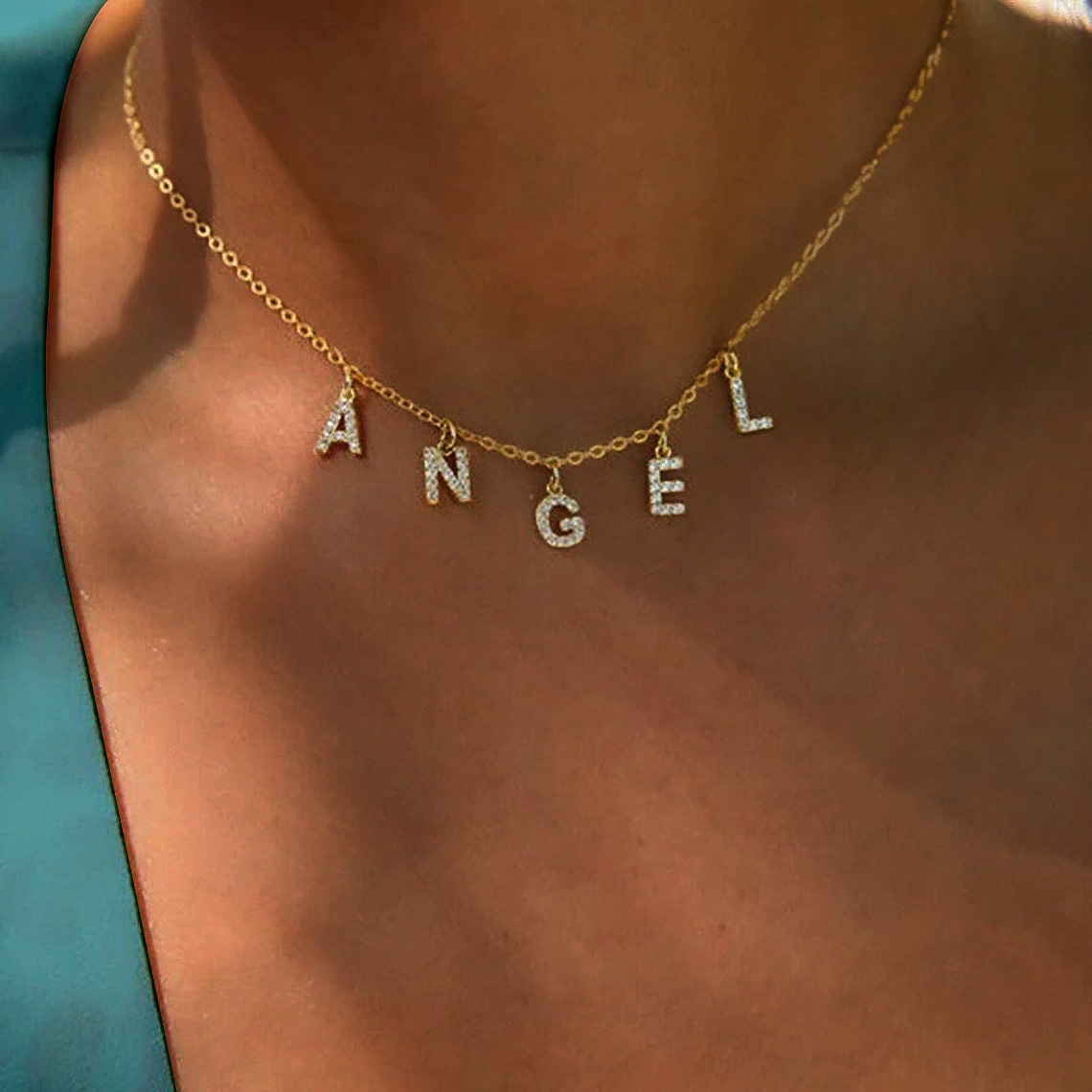 Custom Personalized Name Neckl - Name Necklace Custom recension och pris