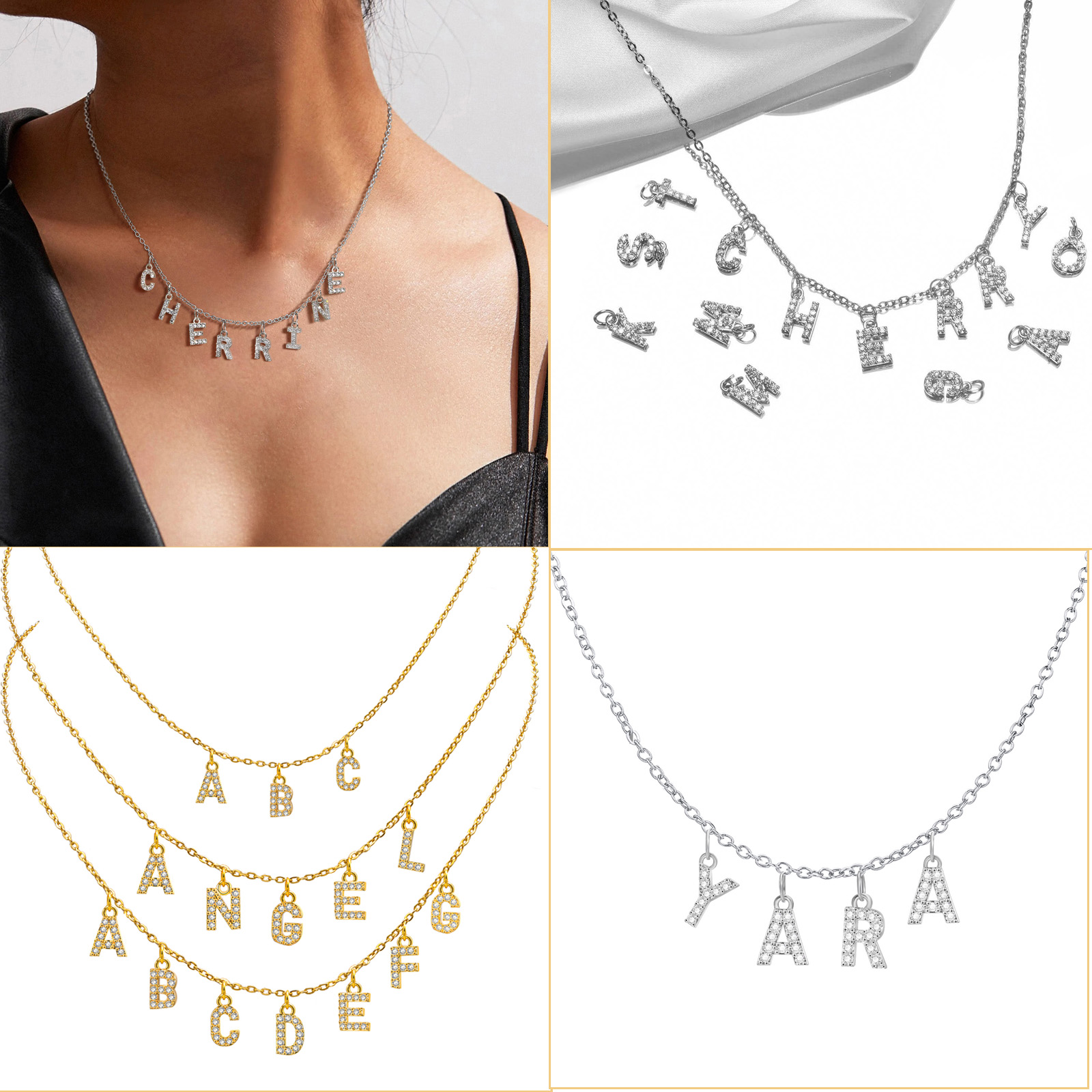 Custom Personalized Name Neckl - Name Necklace Custom recension och pris