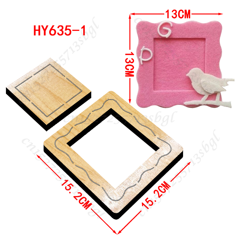 Photo Frame New Wooden Cutting - Engraved Wood Frame recension och pris