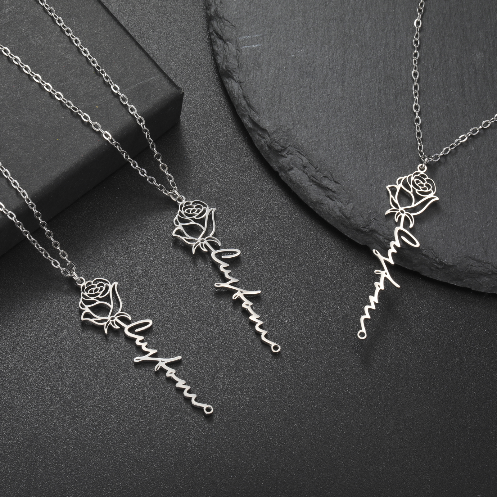 Sipuris Personalized Custom Na - Birth Flower Necklace recension och pris