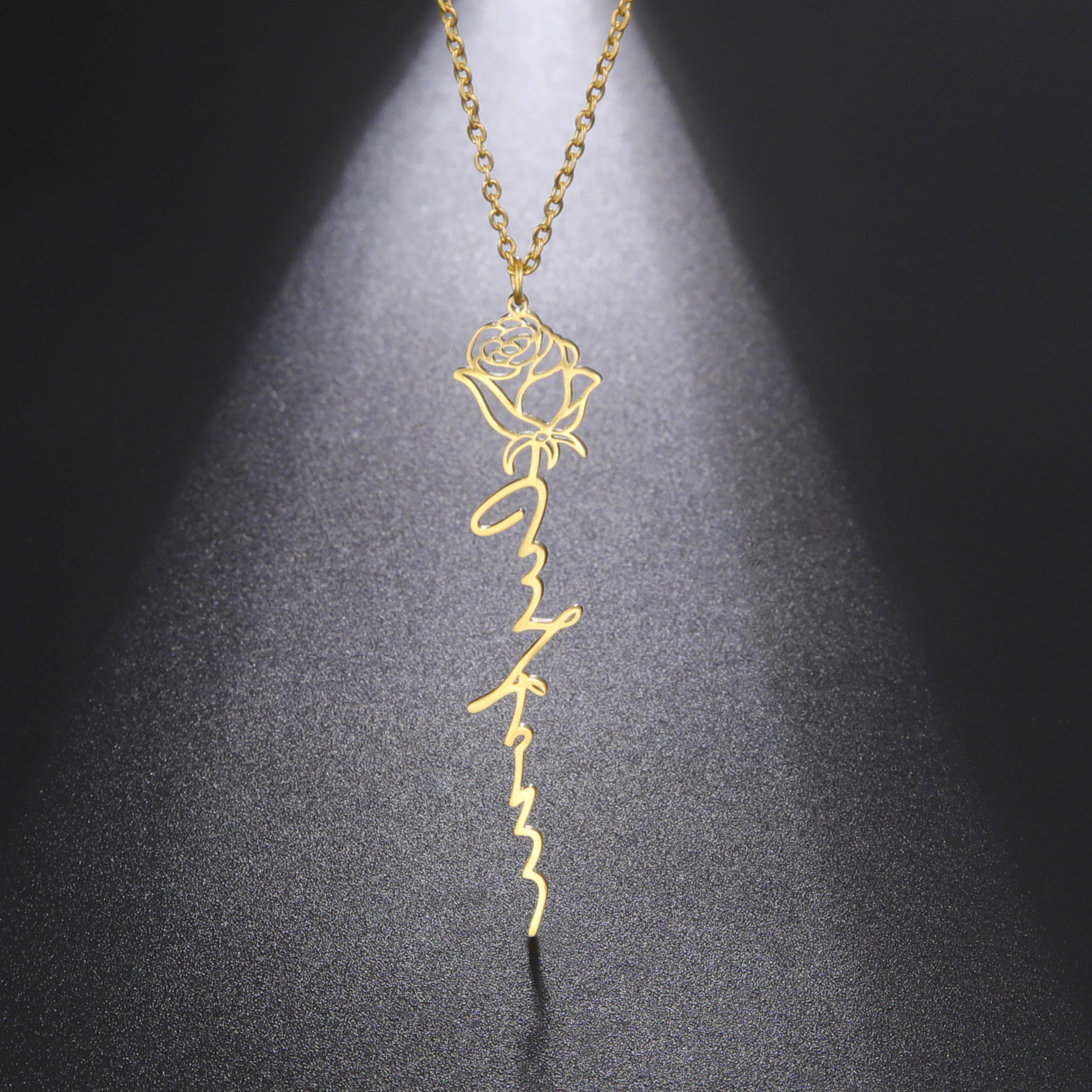 Sipuris Personalized Custom Na - Birth Flower Necklace recension och pris