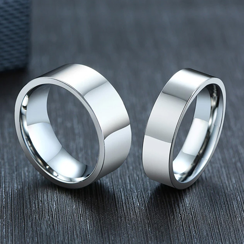 3/4/6/8mm Wide Stainless Steel - Initial Ring Custom recension och pris