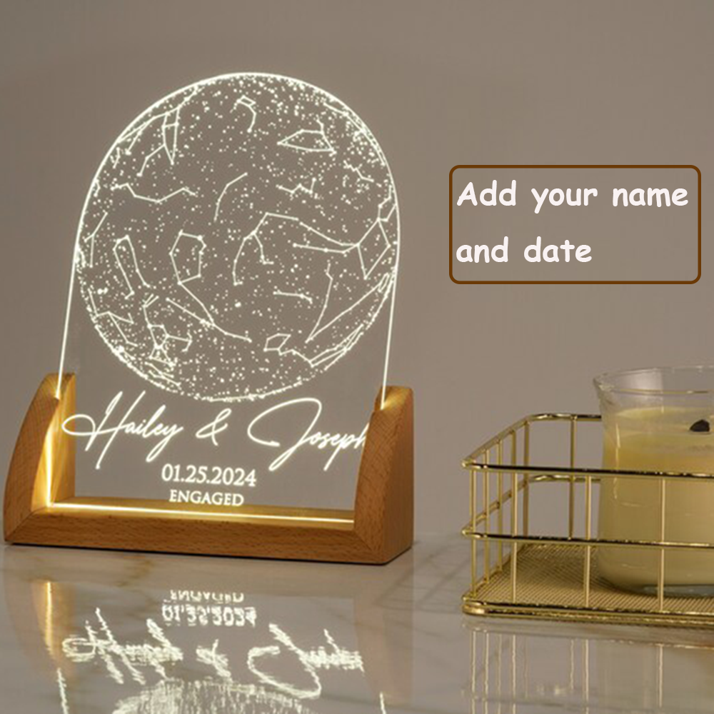 Custom Star Map by Date Person - Custom Star Map recension och pris