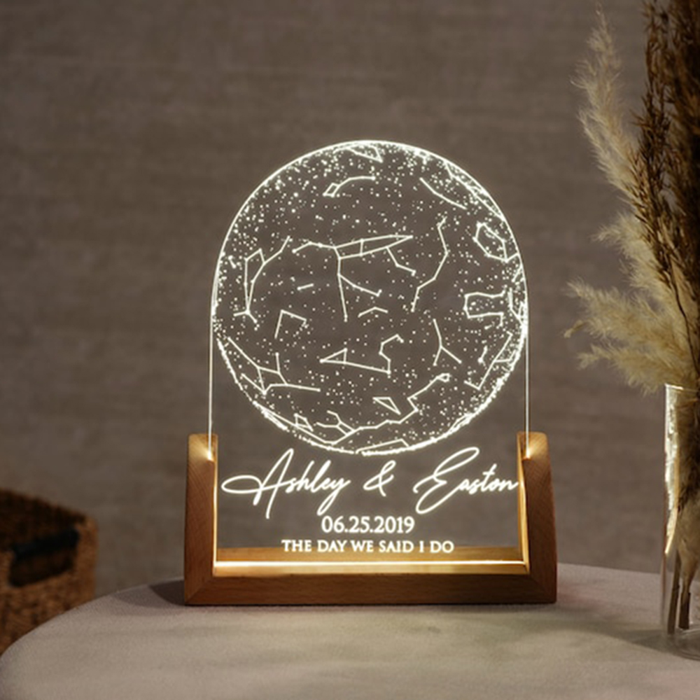 Custom Star Map by Date Person - Custom Star Map recension och pris