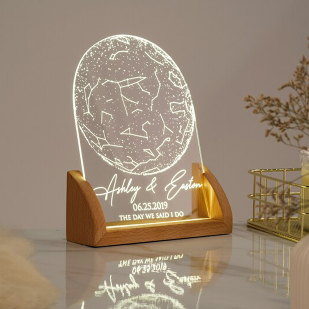 Custom Star Map by Date Person - Custom Star Map recension och pris