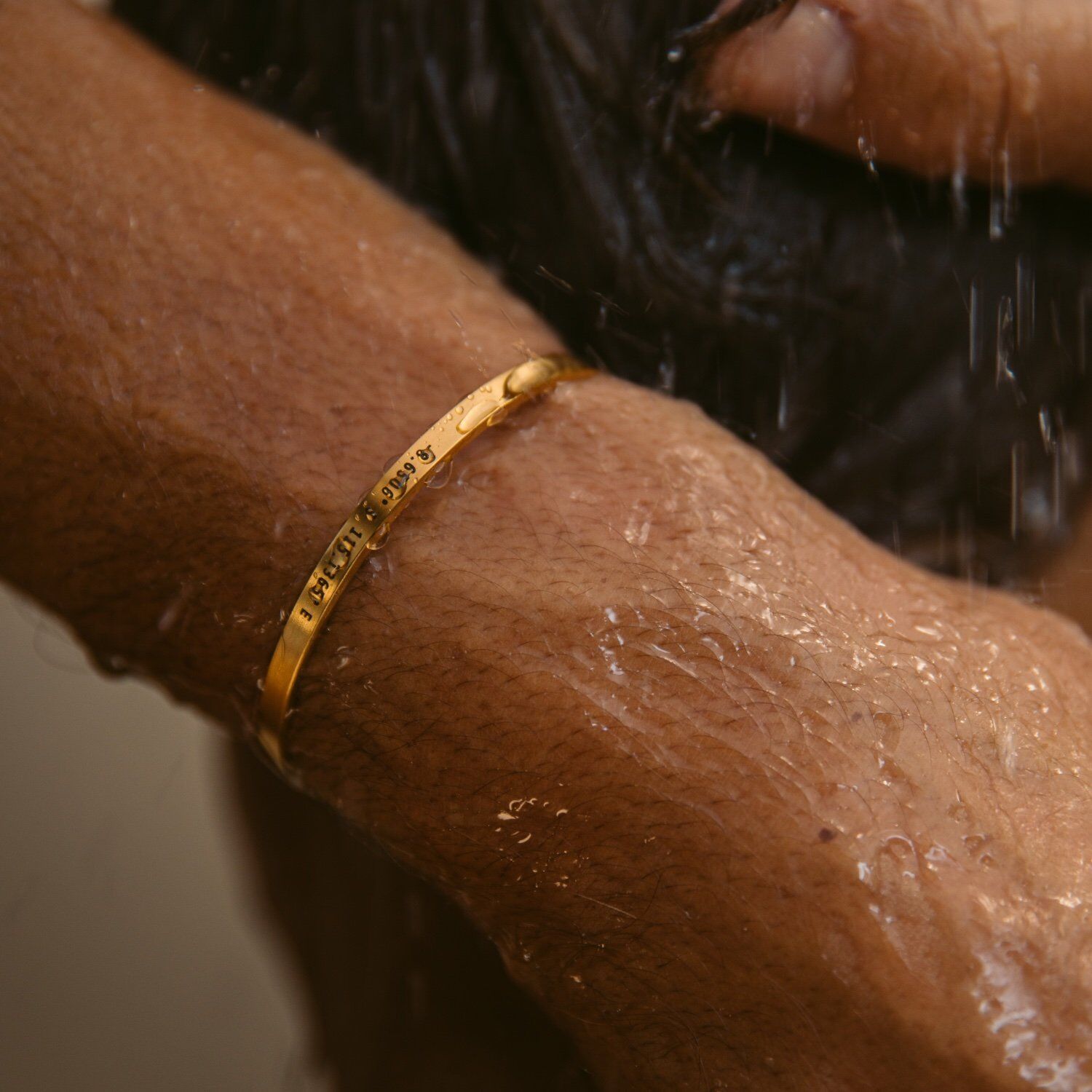 Custom Personalized 4mm Width  - Coordinates Bracelet recension och pris