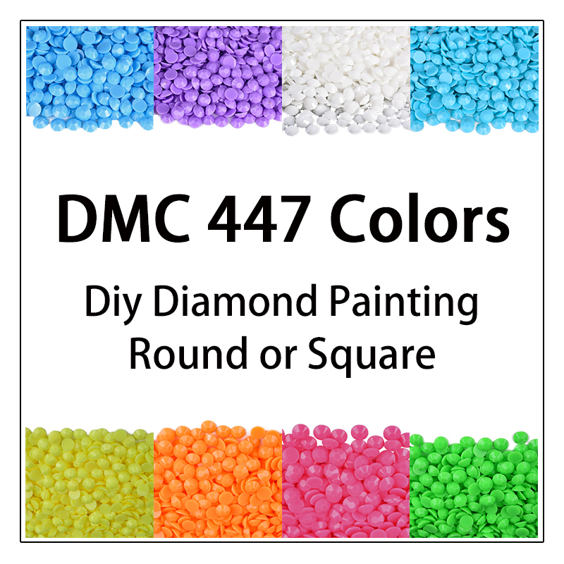 DMC 447 Colors 5D Diy Diamond  - Photo Mosaic Print recension och pris