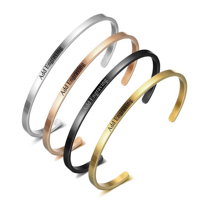 4mm Customized Personality Eng - Coordinates Bracelet recension och pris