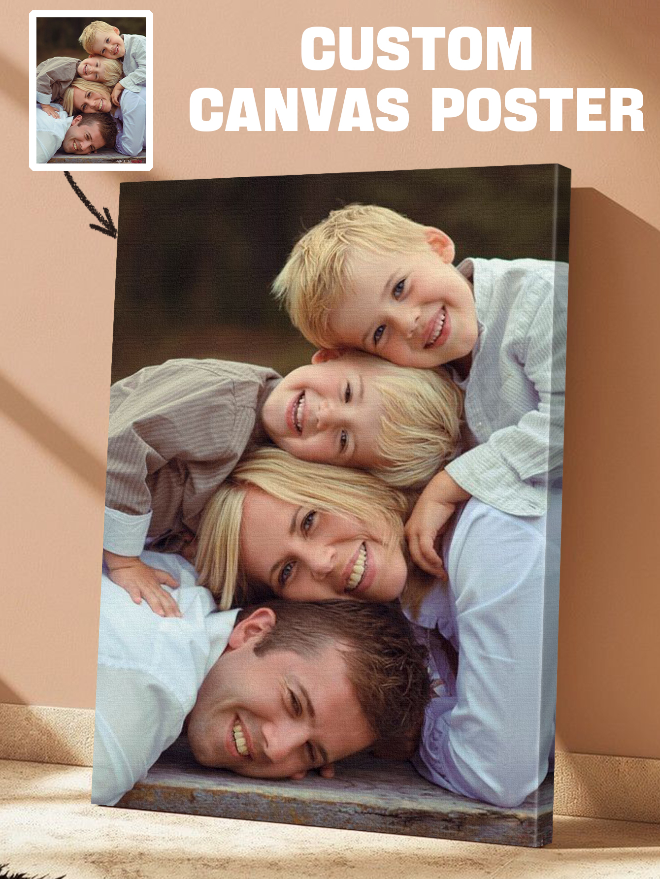 1Pc Custom Big Size Canvas Pos - Pet Portrait Custom recension och pris