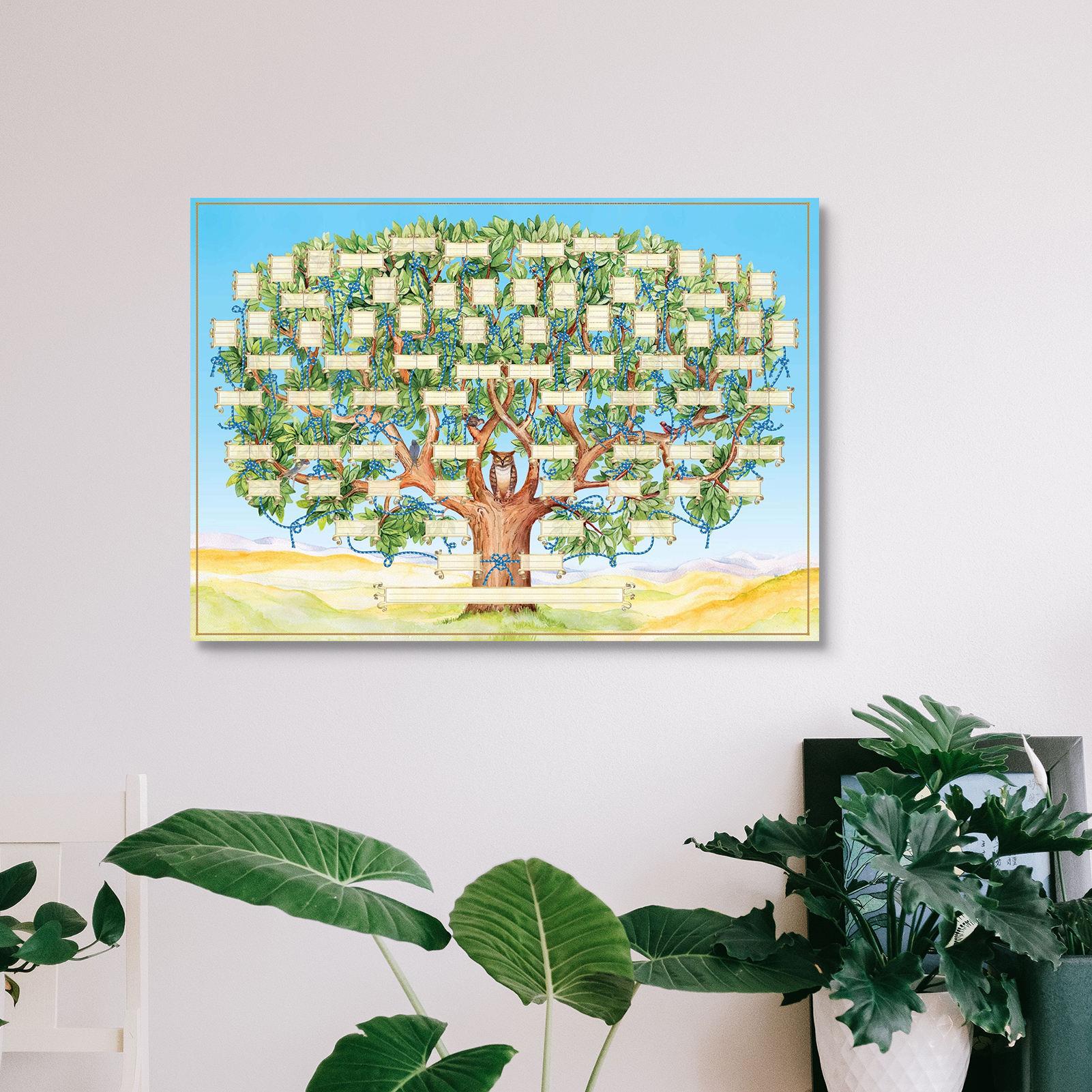 Fillable Family tree diagram C - Family Tree Print recension och pris