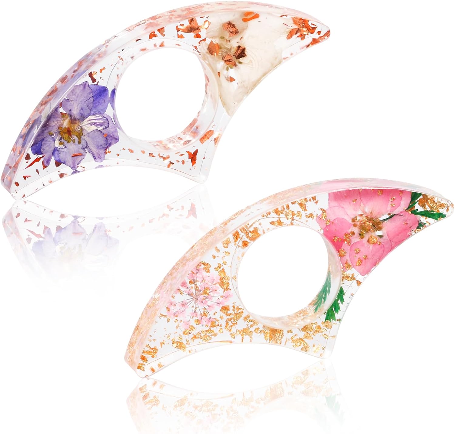 2PCS Thumb Book Page Holder, H - Dried Flower Bookmark recension och pris
