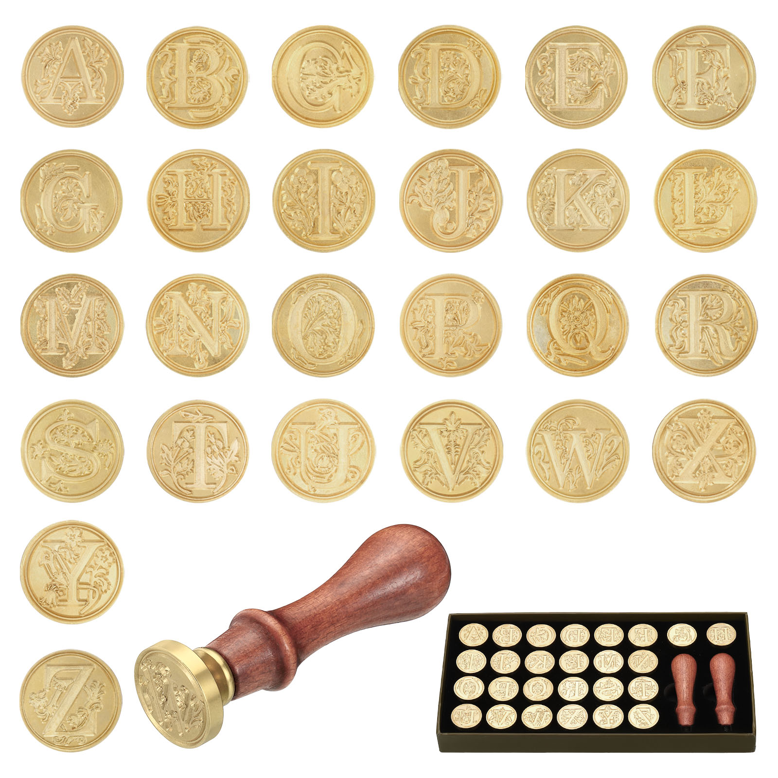 Alphabet Wax Seal Stamp Kit, 2 - Wax Seal Letter Kit recension och pris