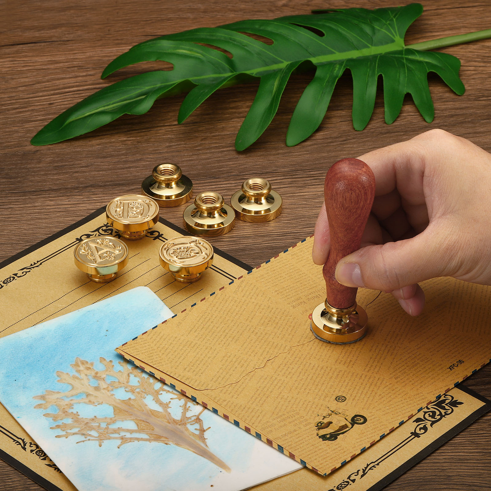 Alphabet Wax Seal Stamp Kit, 2 - Wax Seal Letter Kit recension och pris
