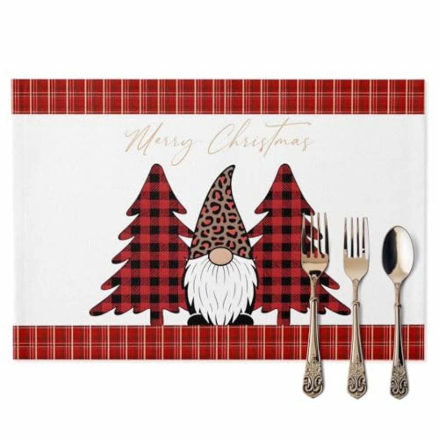 Set of 4 Winter Christmas Tree - Family Tree Print recension och pris