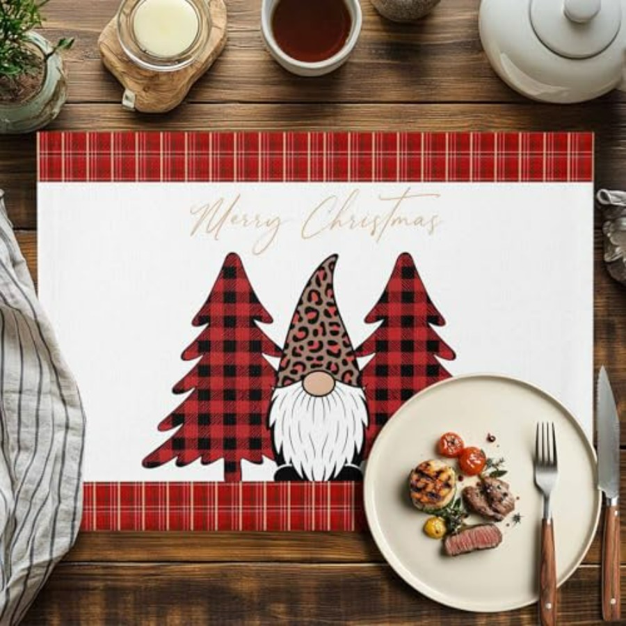Set of 4 Winter Christmas Tree - Family Tree Print recension och pris