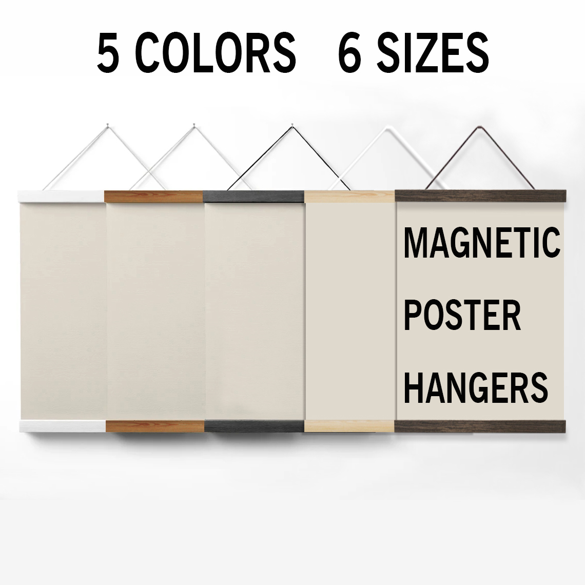 1PC Magnetic Wooden Picture Ha - Engraved Wood Frame recension och pris