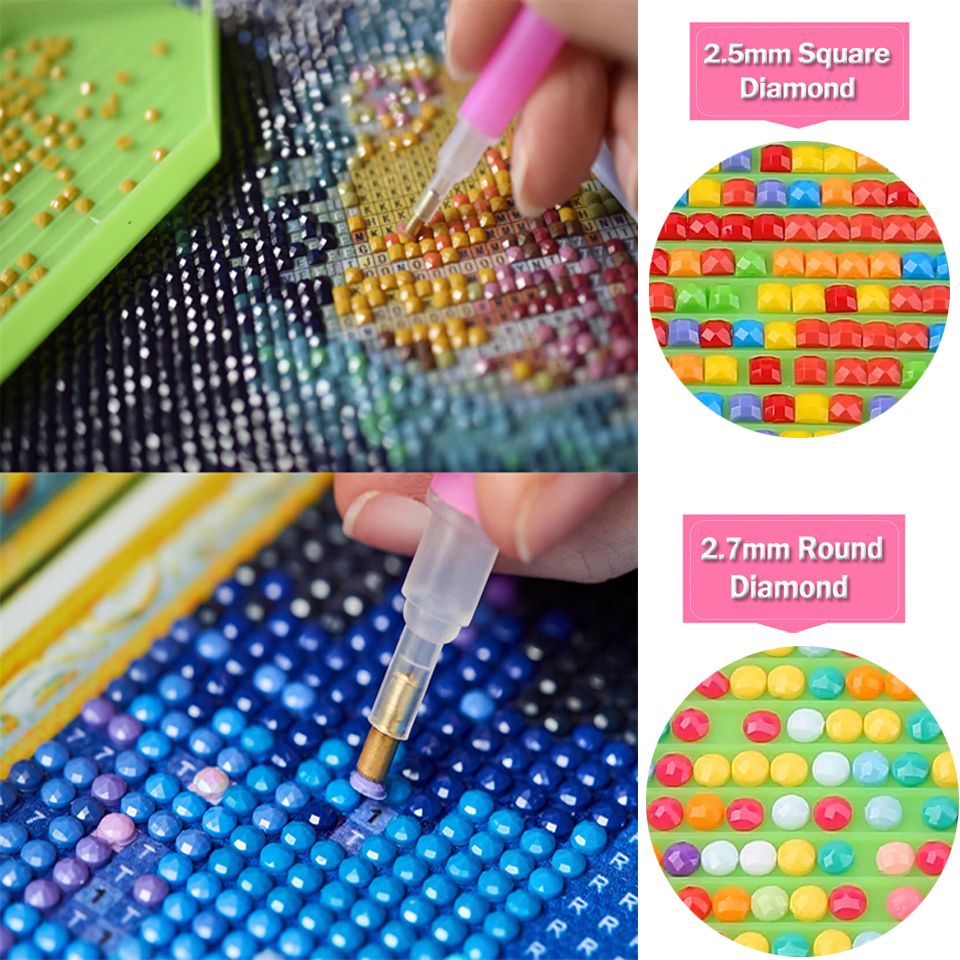1pc frameless Diamond Painting - Photo Mosaic Print recension och pris