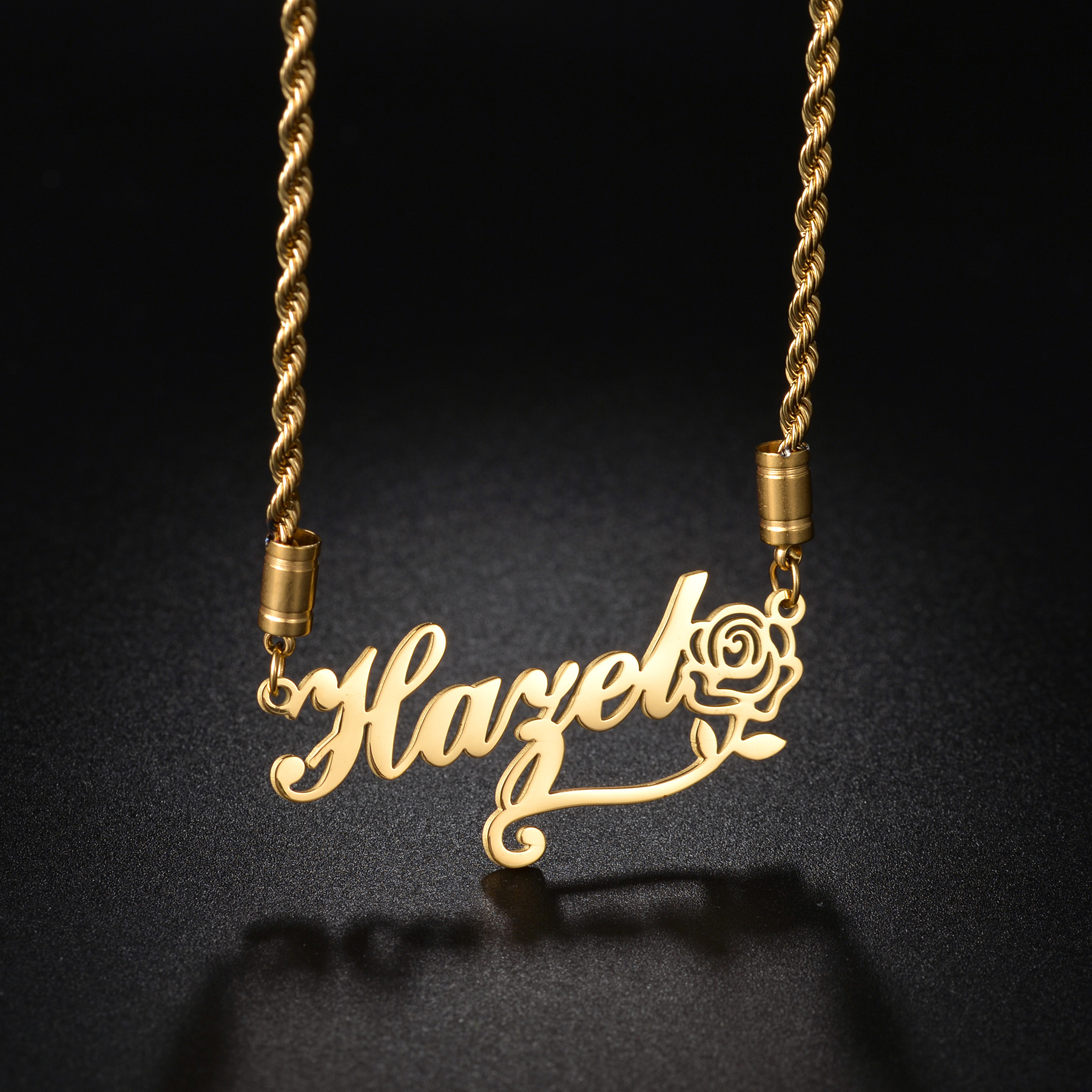 Atoztide Personalized Custom N - Birth Flower Necklace recension och pris