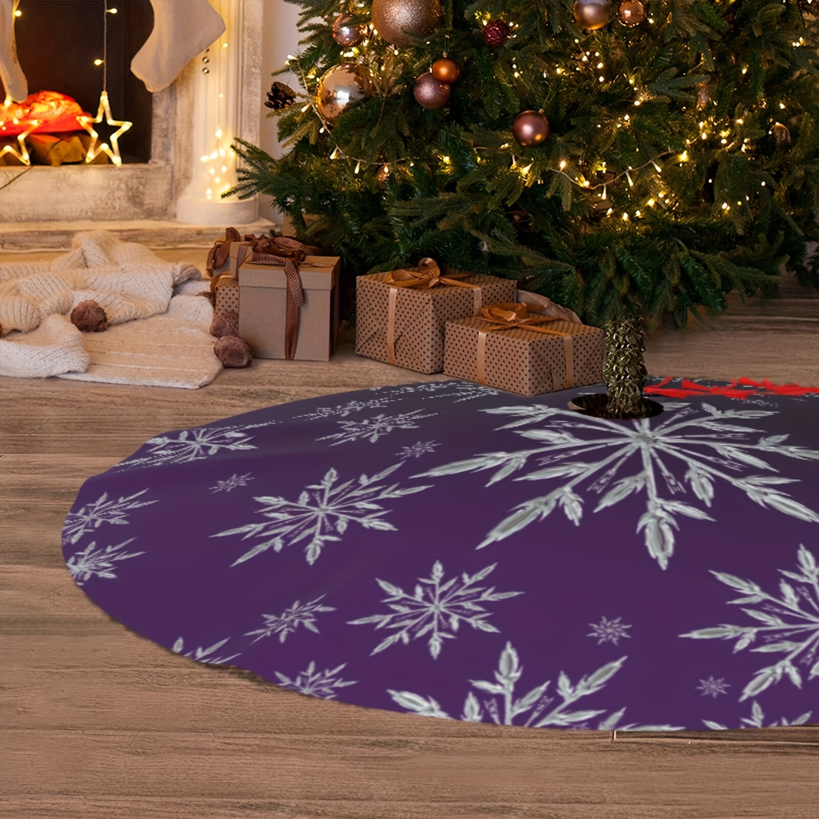 VIKAMA Deep Purple Snowflake P - Family Tree Print recension och pris