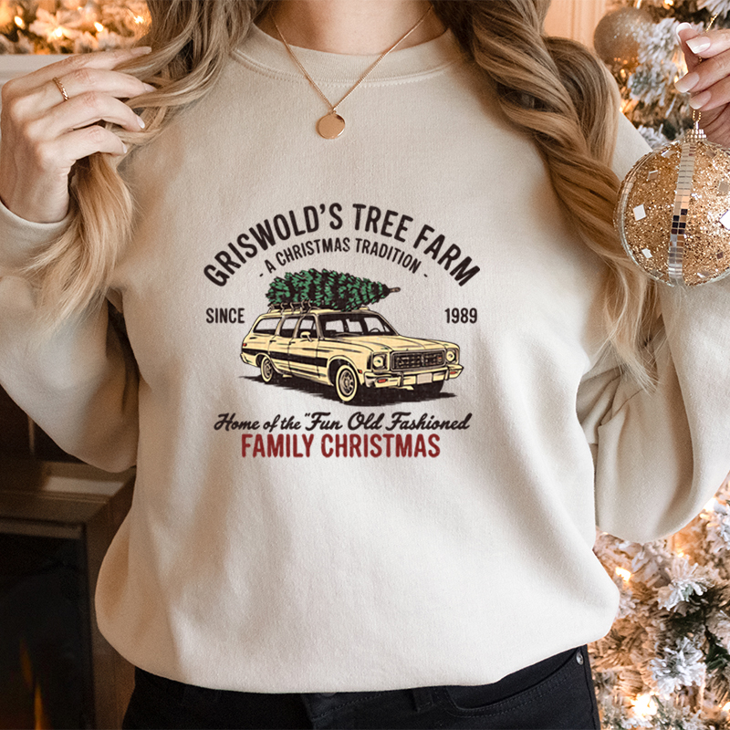 Family Christmas Tree Farm Gra - Family Tree Print recension och pris