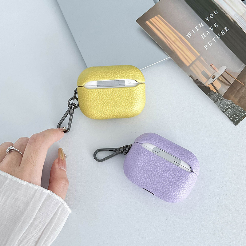 Fashion Cute Mini DIY Earphone - Monogram Keychain Leather recension och pris