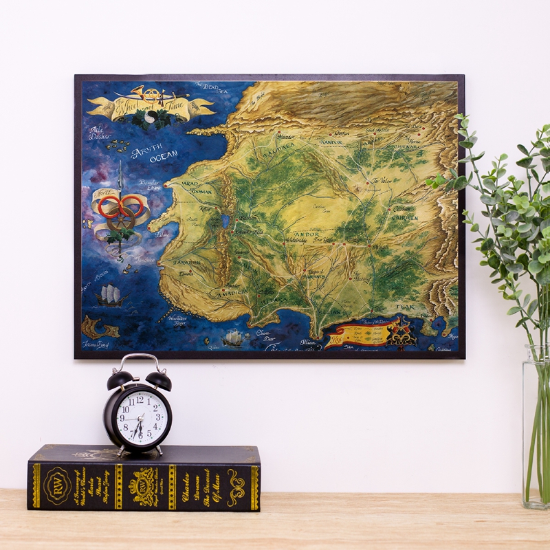 The Wheel of Time Map Poster P - Custom Star Map recension och pris