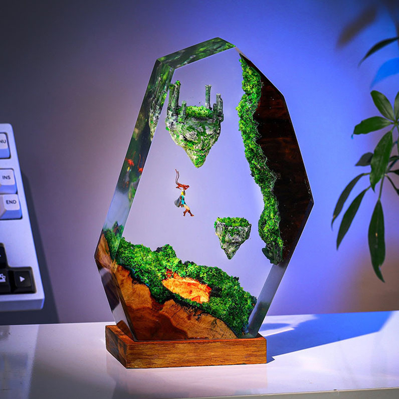 Resin Table Lamp Sky Island Mo - Custom Night Sky recension och pris