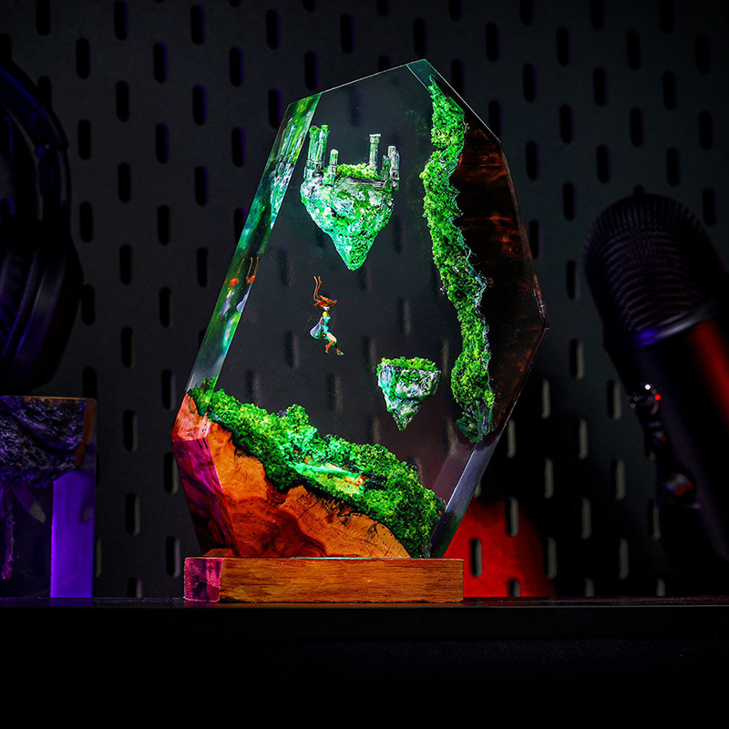 Resin Table Lamp Sky Island Mo - Custom Night Sky recension och pris