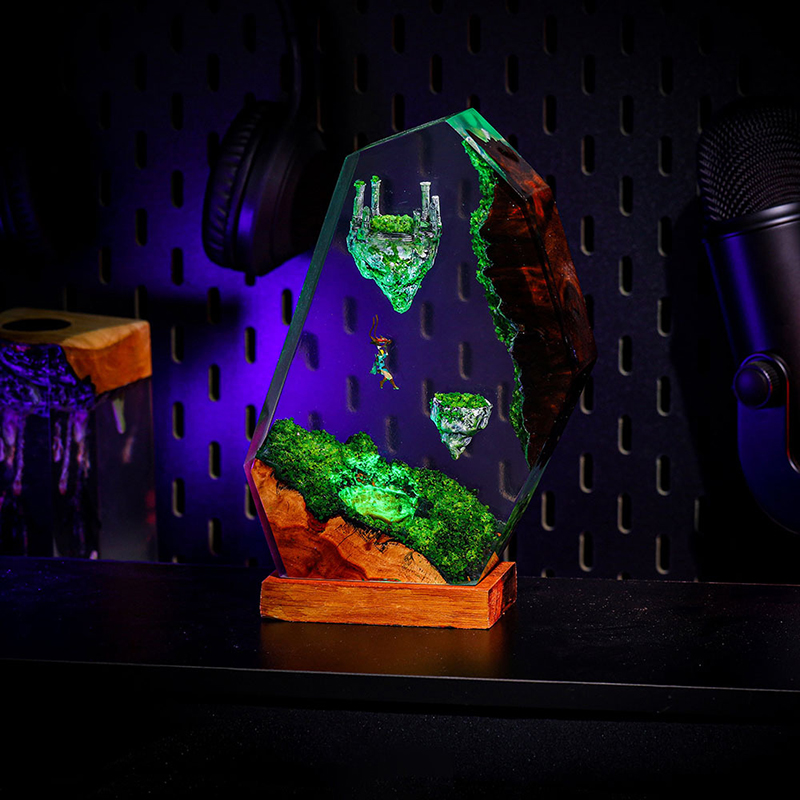 Resin Table Lamp Sky Island Mo - Custom Night Sky recension och pris