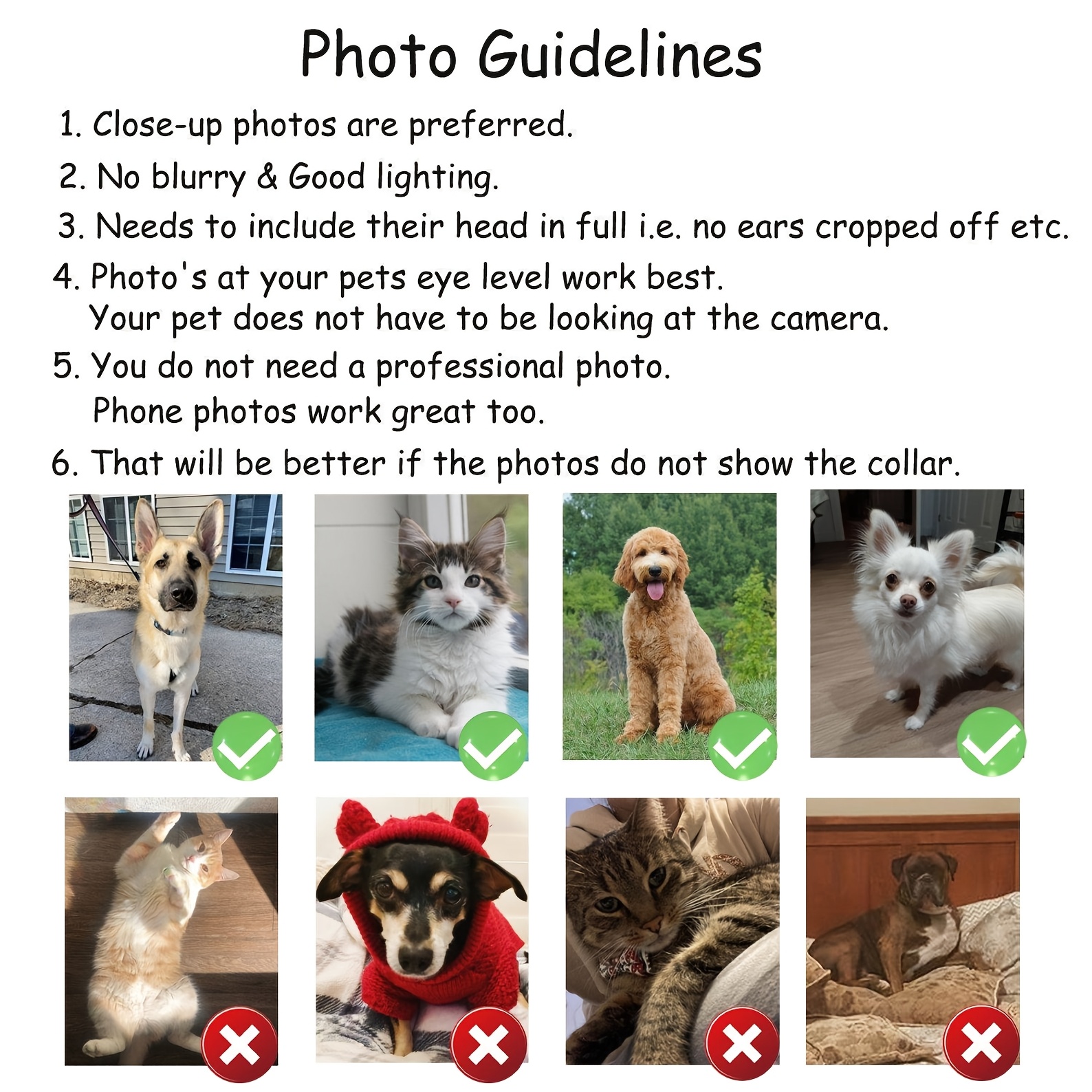 1PC 2D Flat Metal Tin Sign Cus - Pet Portrait Custom recension och pris
