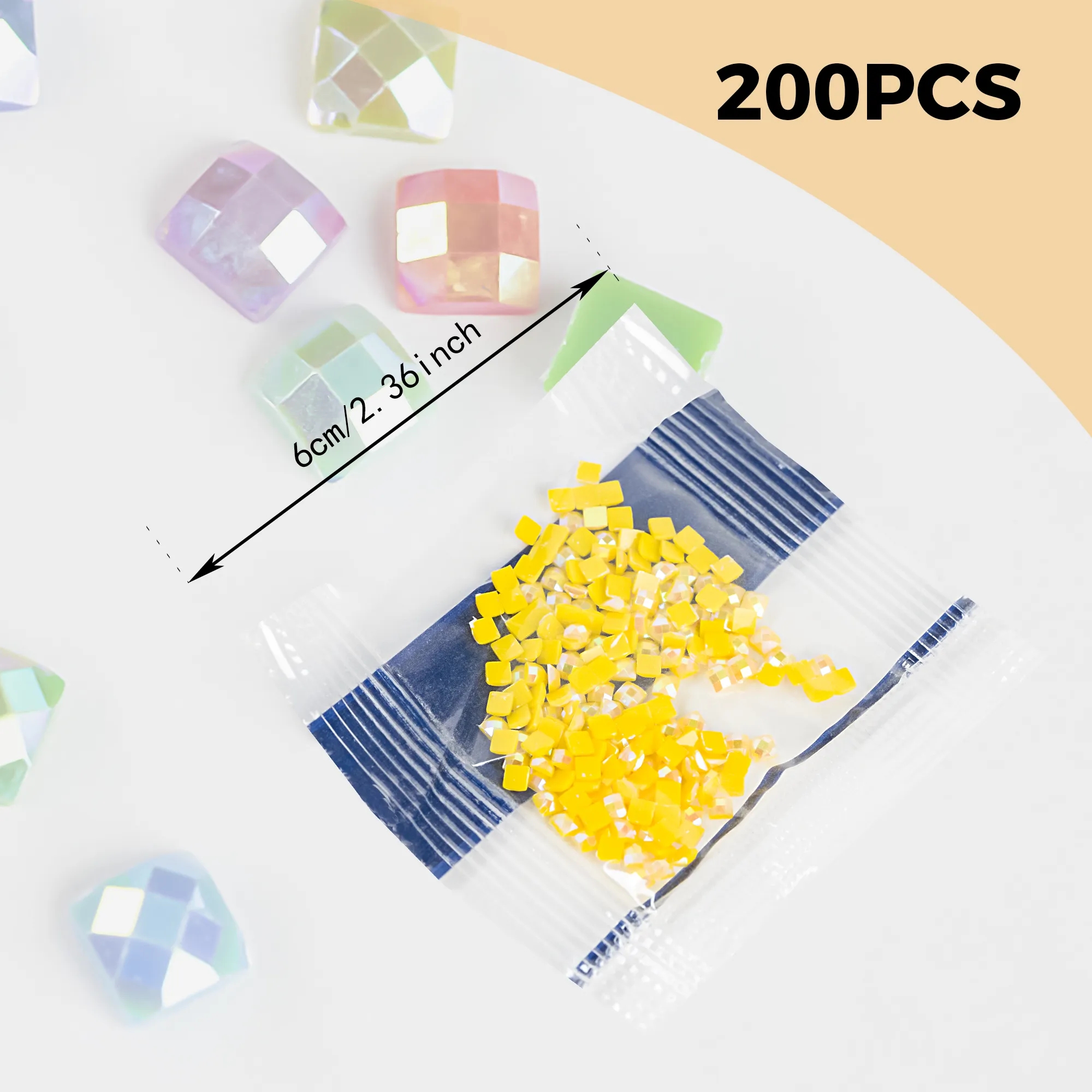 AB Square Stone Drills DIY Dia - Photo Mosaic Print recension och pris