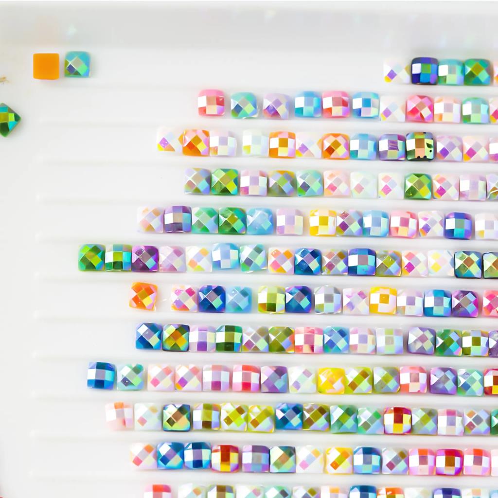 AB Square Stone Drills DIY Dia - Photo Mosaic Print recension och pris