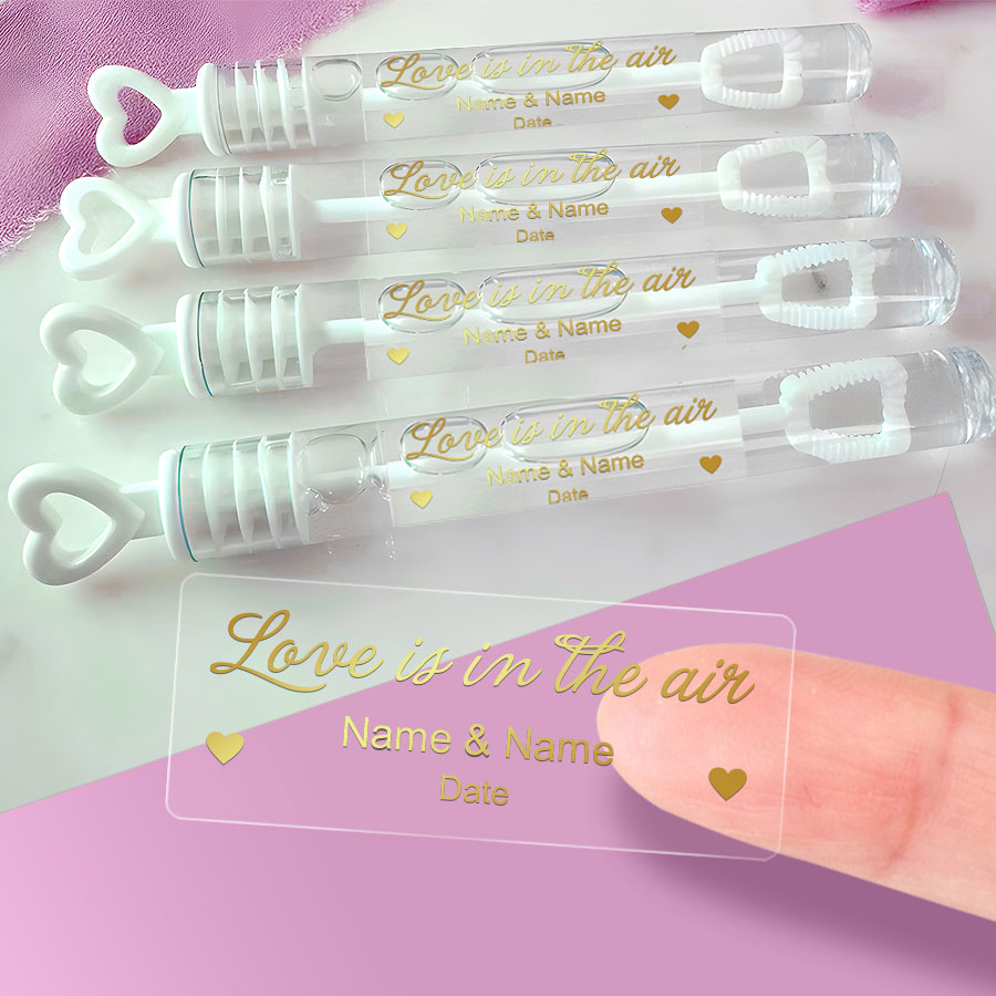 ‌Personalized Gold Foil Waterp - Personalised Candle Label recension och pris