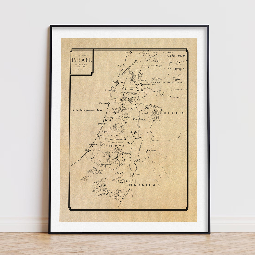 Tel Aviv Map Print Israel City - Custom Star Map recension och pris