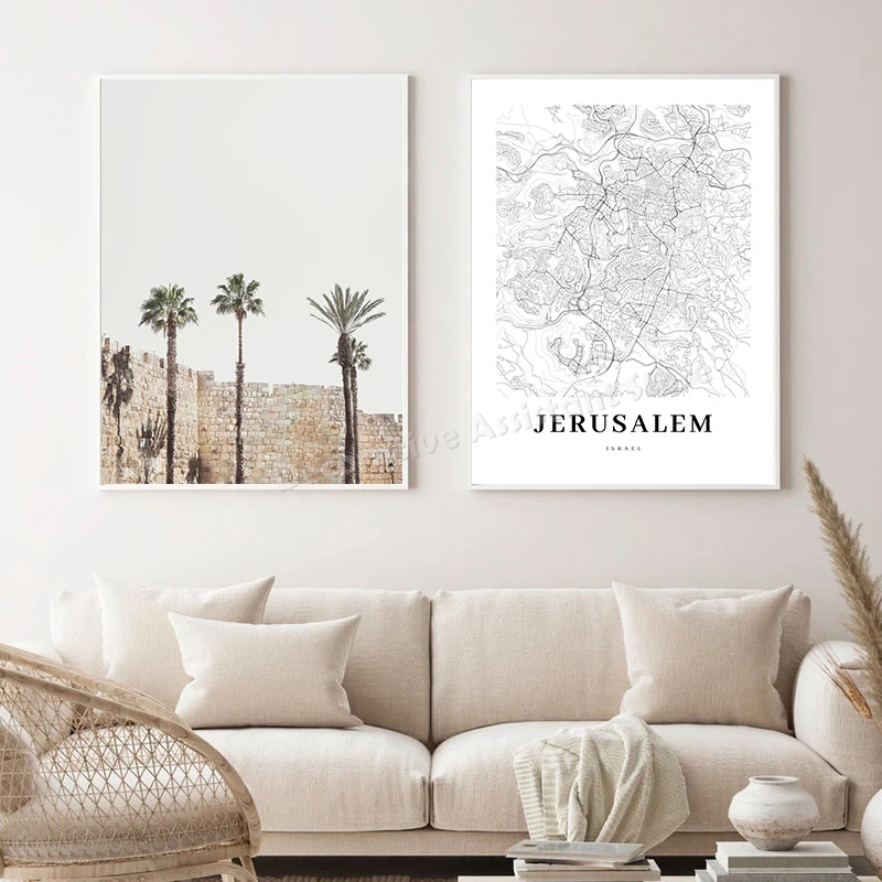 Tel Aviv Map Print Israel City - Custom Star Map recension och pris