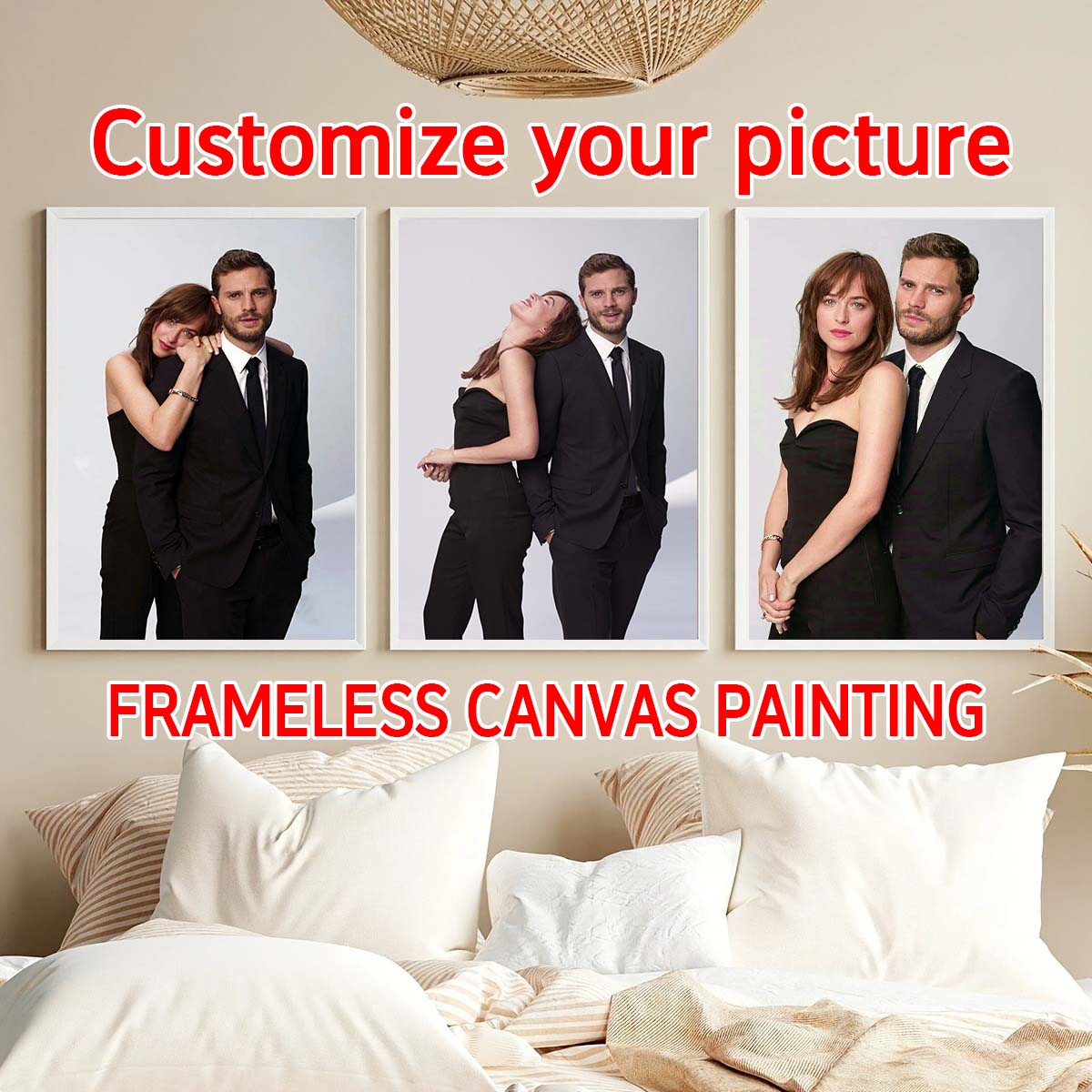 Custom Print Canvas Painting F - Pet Portrait Custom recension och pris