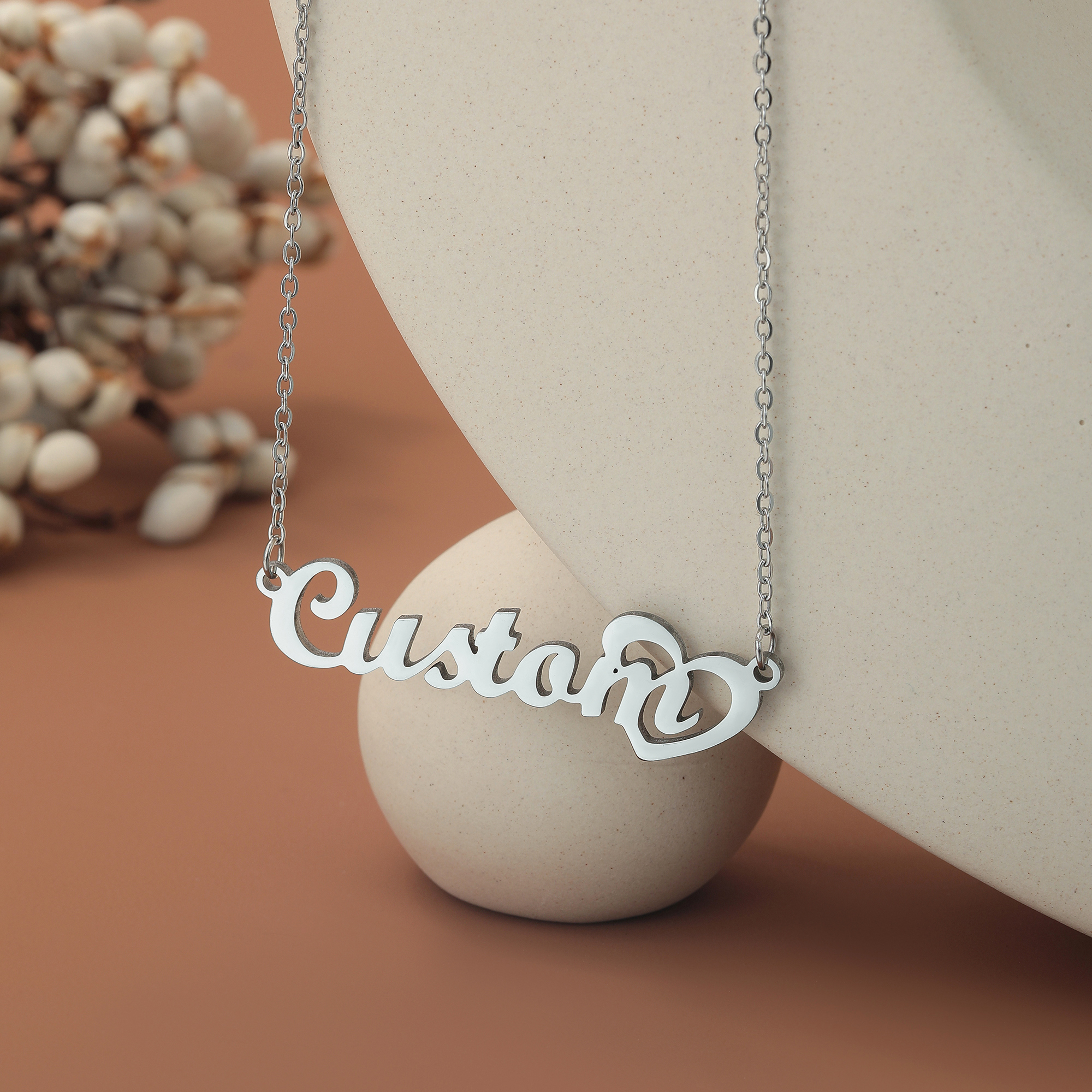 Customized Name Necklace with  - Name Necklace Custom recension och pris