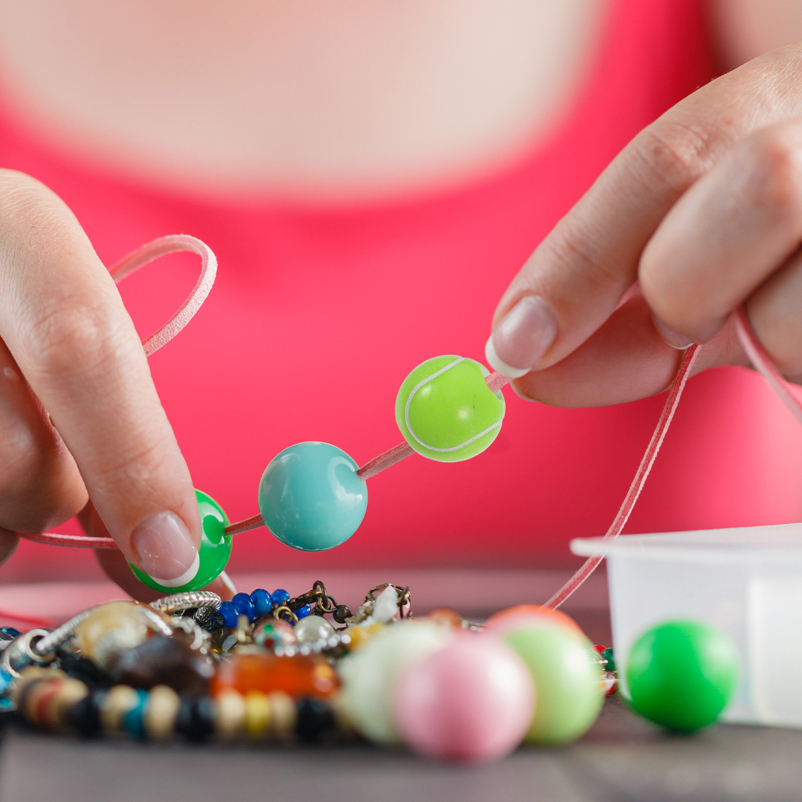 100Pcs DIY Tennis Beads Bracel - Coordinates Bracelet recension och pris