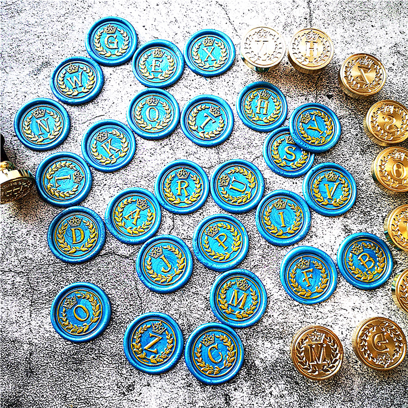 26 Letter A - Z crown Wax Seal - Wax Seal Letter Kit recension och pris