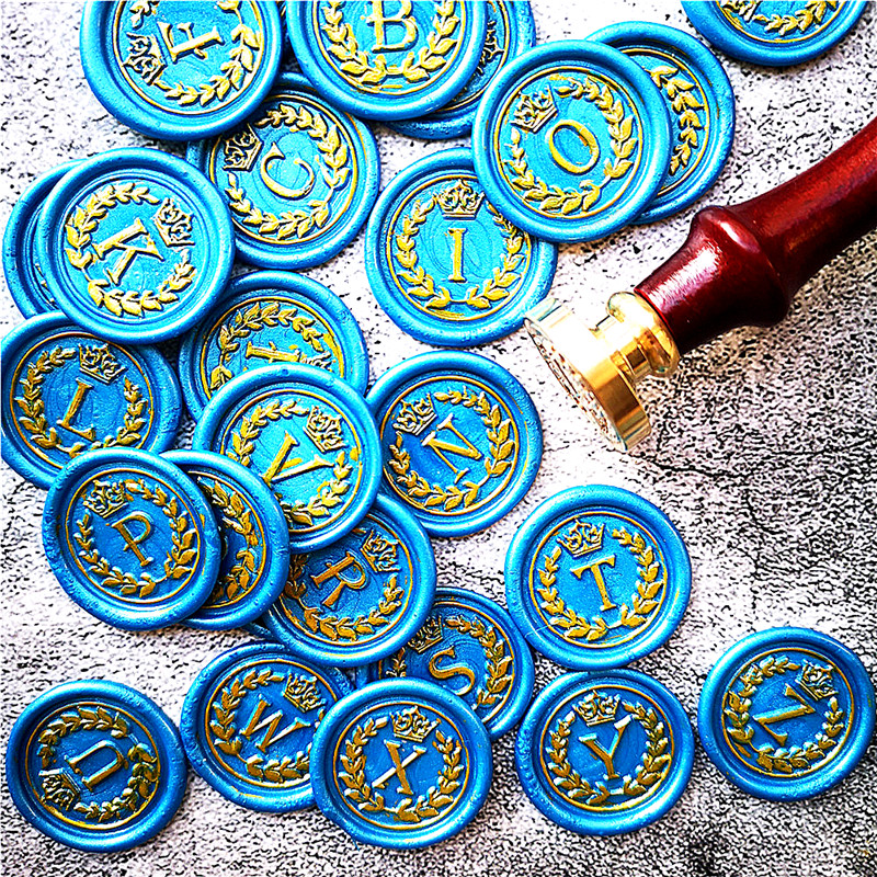 26 Letter A - Z crown Wax Seal - Wax Seal Letter Kit recension och pris