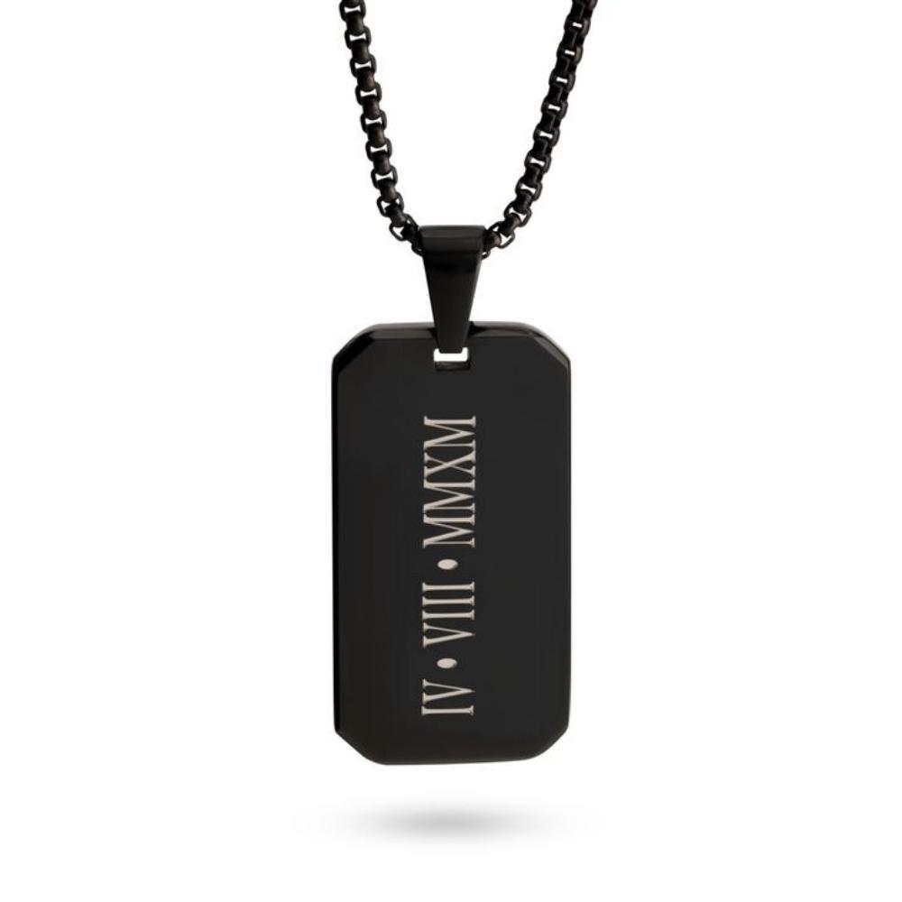 Custom Engraved Black Onyx Nec - Name Necklace Custom recension och pris