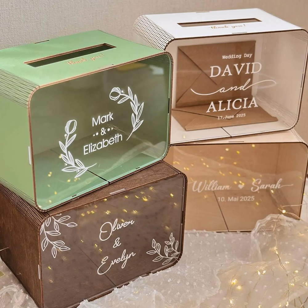 Custom Name Decals for Wedding - Personalized Name Box recension och pris