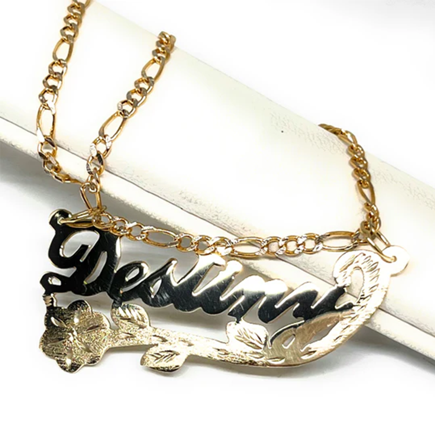 Custom Name Jewelry Retro Styl - Birth Flower Necklace recension och pris