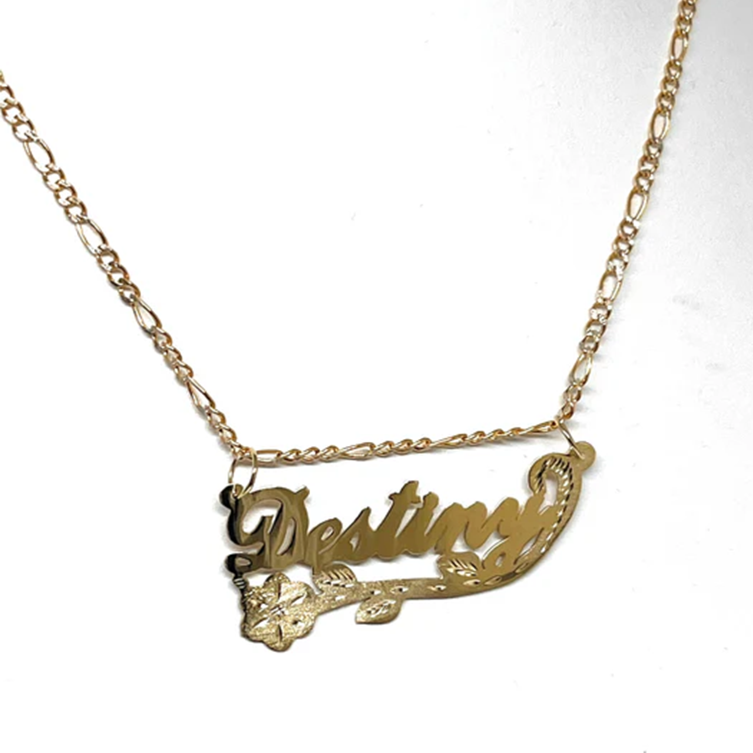 Custom Name Jewelry Retro Styl - Birth Flower Necklace recension och pris