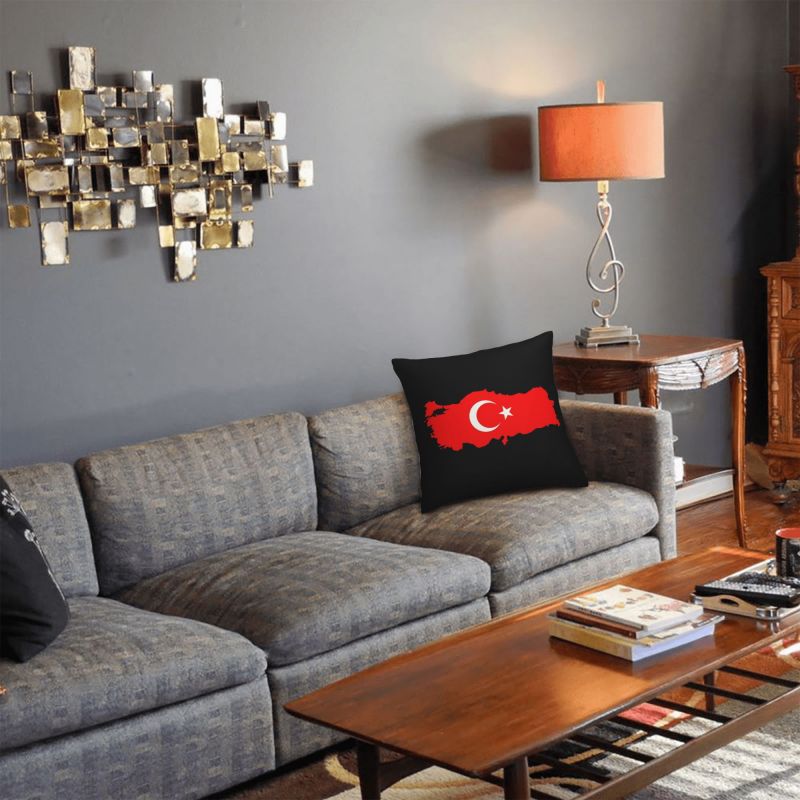 Custom Turkey Flag Map Pillow  - Custom Star Map recension och pris